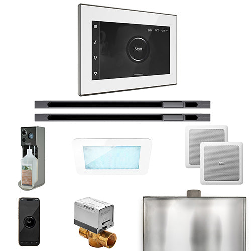 Mr.Steam XDream Linear Steam Shower Control Package with iSteamX Control and Linear Steamhead