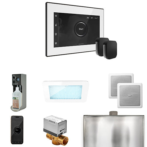 Mr.Steam XDream Max Steam Shower Control Package with iSteamX Control and Two Aroma SteamHeads