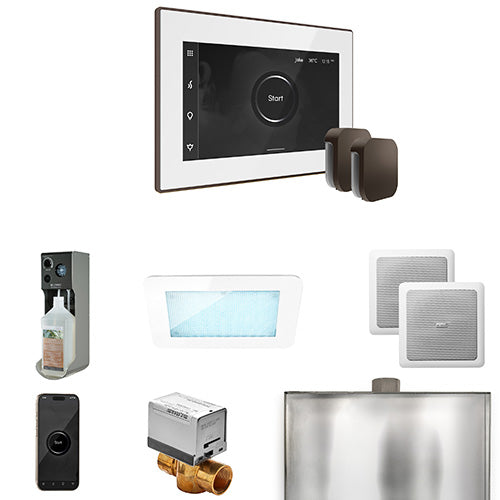 Mr.Steam XDream Max Steam Shower Control Package with iSteamX Control and Two Aroma SteamHeads
