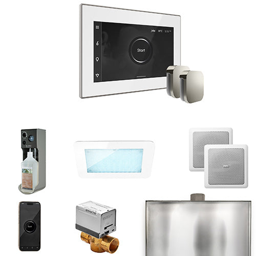 Mr.Steam XDream Max Steam Shower Control Package with iSteamX Control and Two Aroma SteamHeads
