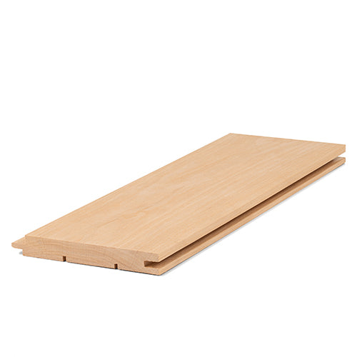 PROSAUNAS Alder T&G Profile with Nickel-Gap for Sauna