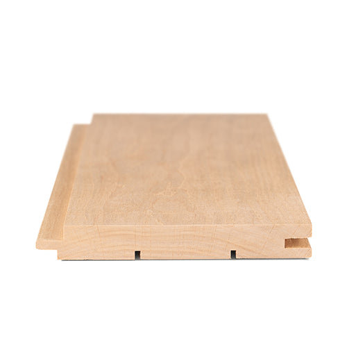 PROSAUNAS Alder T&G Profile with Wall Coverage Details
