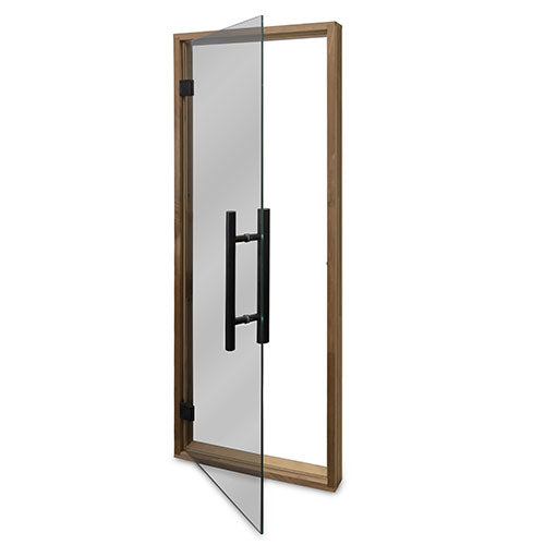 Prosaunas Tinted Glass Sauna Door 24x73, Thermo-Aspen Frame
