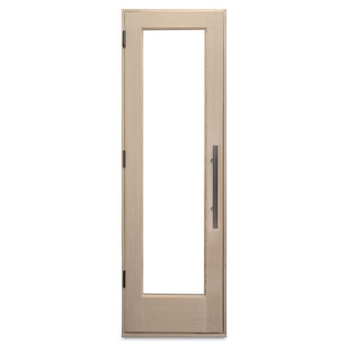 Prosaunas Prehung Solid Wood Sauna Door with Insulated Glass, 25.5” x 81.5”