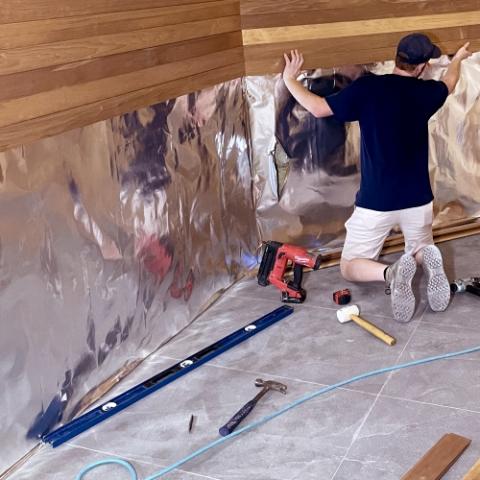 Prosaunas 128938 Vapor Barrier Foil, 48x325