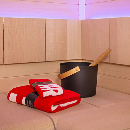 Harvia Red Sauna Bath Towel, 28x56