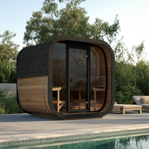 SaunaLife Sauna Cube with tempered bronze glass