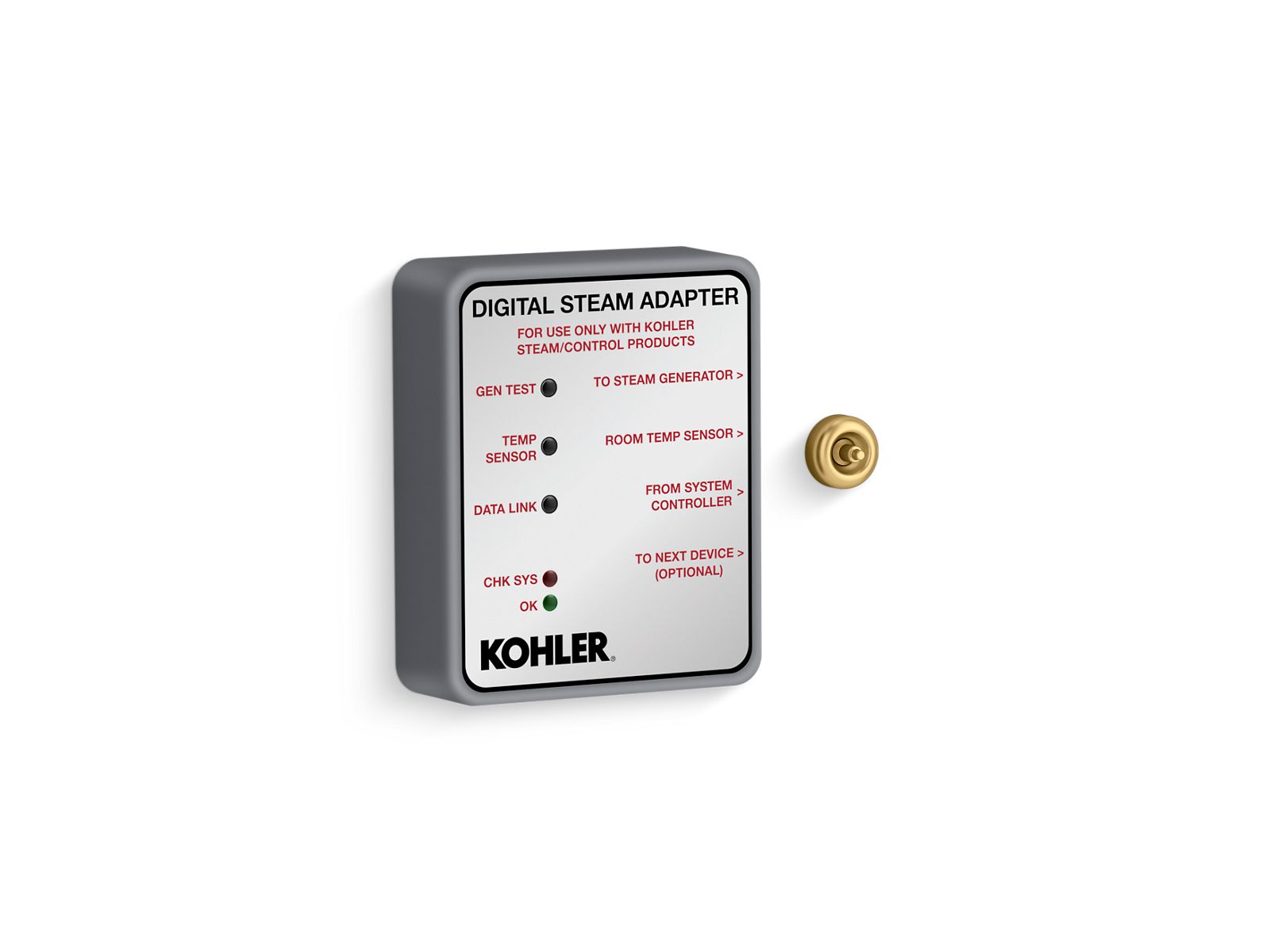 Kohler 32311 Invigoration Series Digital Steam Adapter