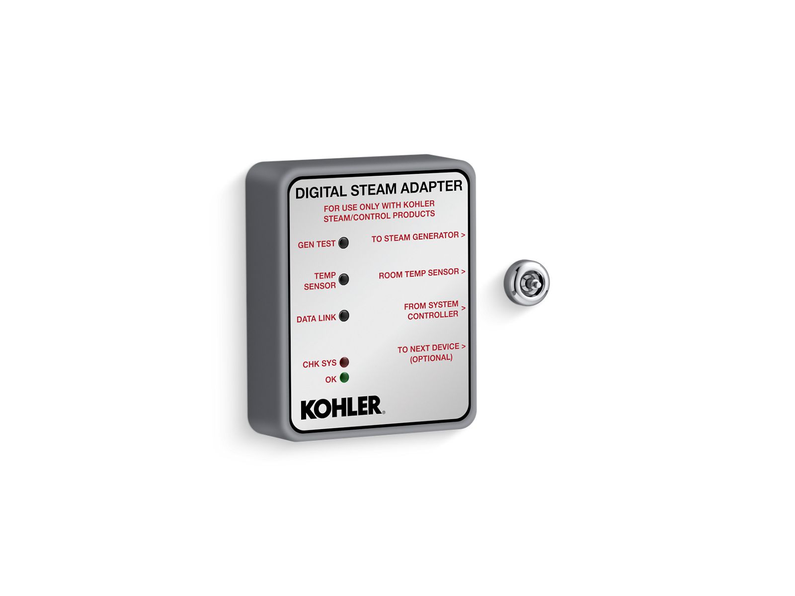 Kohler 32311 Invigoration Series Digital Steam Adapter