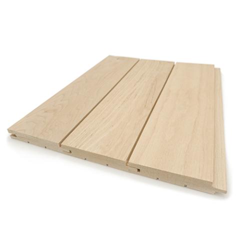 Prosaunas Alder 1x4 Sauna Wood, T&G STS4 Profile, Nickel-Gap, Wall Material