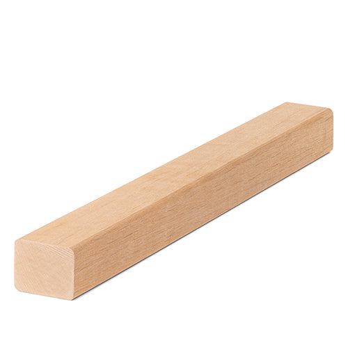 Alder 2x2 sauna wood moulding perspective
