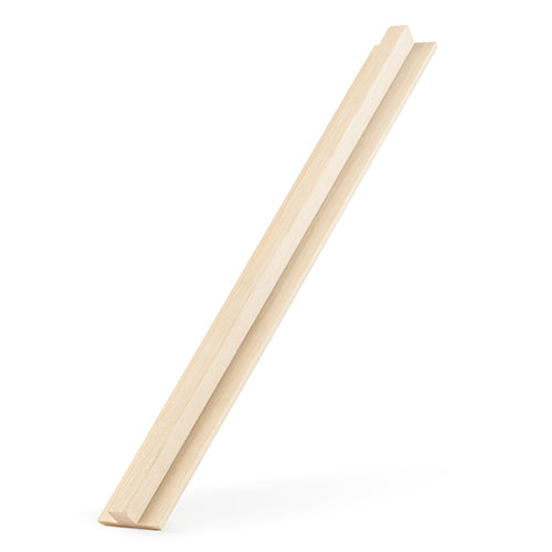 Aspen 1x2 T-Moulding trim piece for sauna use