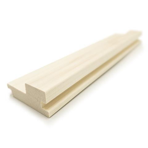Prosaunas Aspen Grace™ 2x3 Sauna Wood, Tongue & Groove, Large-Gap, Wall Material