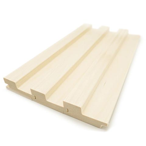 Prosaunas Aspen Grace™ 2x3 Sauna Wood, Tongue & Groove, Large-Gap, Wall Material