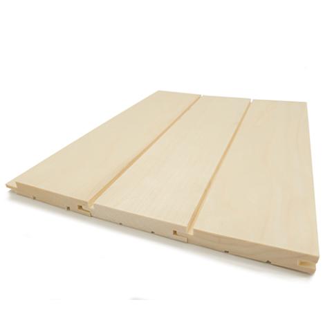 Prosaunas Aspen Sauna Wood, T&G STS4 Profile, Nickel-Gap, Wall Material