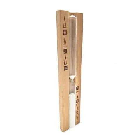 sauna bucket and ladle package with timer and thermometer