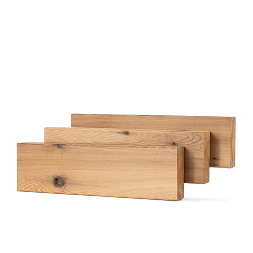 Cedar 2x4 boards stacked for sauna benches