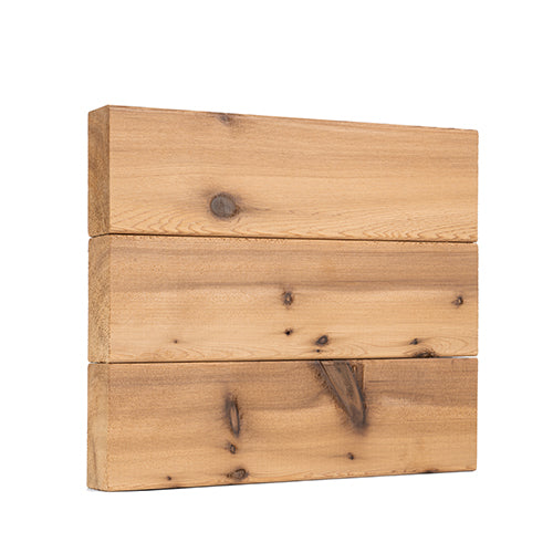 Cedar 2x4 STK sauna wood with grain detail