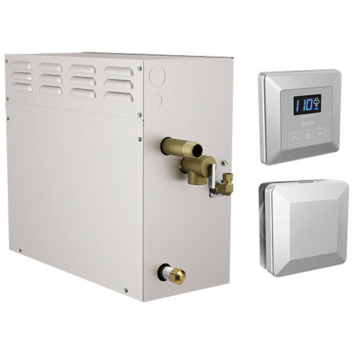 Delta SimpleSteam™ 12kW Steam Generator Kit Lumicoat Chrome
