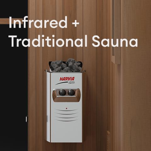 Finnmark FD-4 Trinity Infrared & Steam Sauna Combo 2 person Sauna