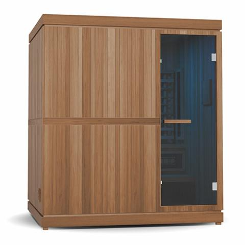 Finnmark FD-5 Trinity XL 4 person Infrared & Steam Sauna Combo - 75"W x 64"D x 83"H