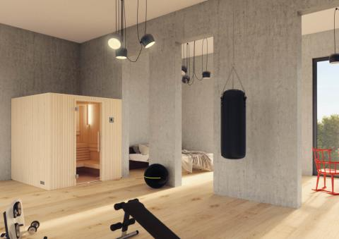 Auroom Familia DIY, Indoor Sauna Kit, Up to 6-Persons