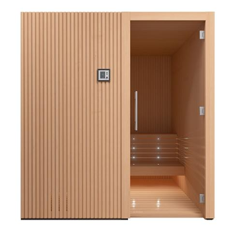 Auroom Libera Wood DIY, Indoor Sauna Kit, Up to 6-Persons