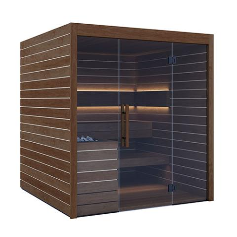 Auroom Lumina Cabin Sauna Kit DIY, Indoor Sauna Kit, Up to 6-person