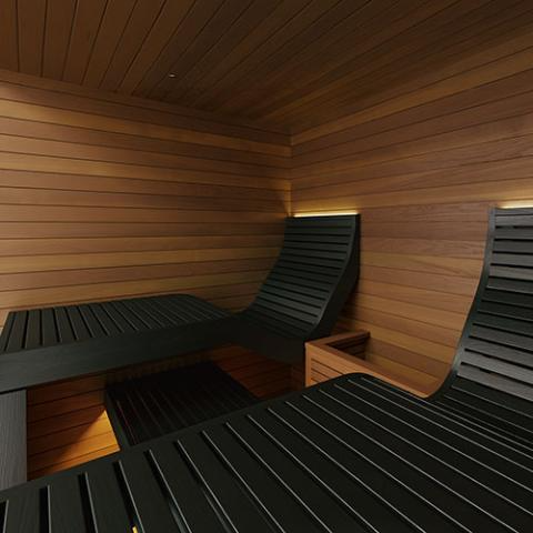 Auroom Relaxia Thermo-aspen, DIY, Indoor Sauna Kit, Up to, 3-5 Persons
