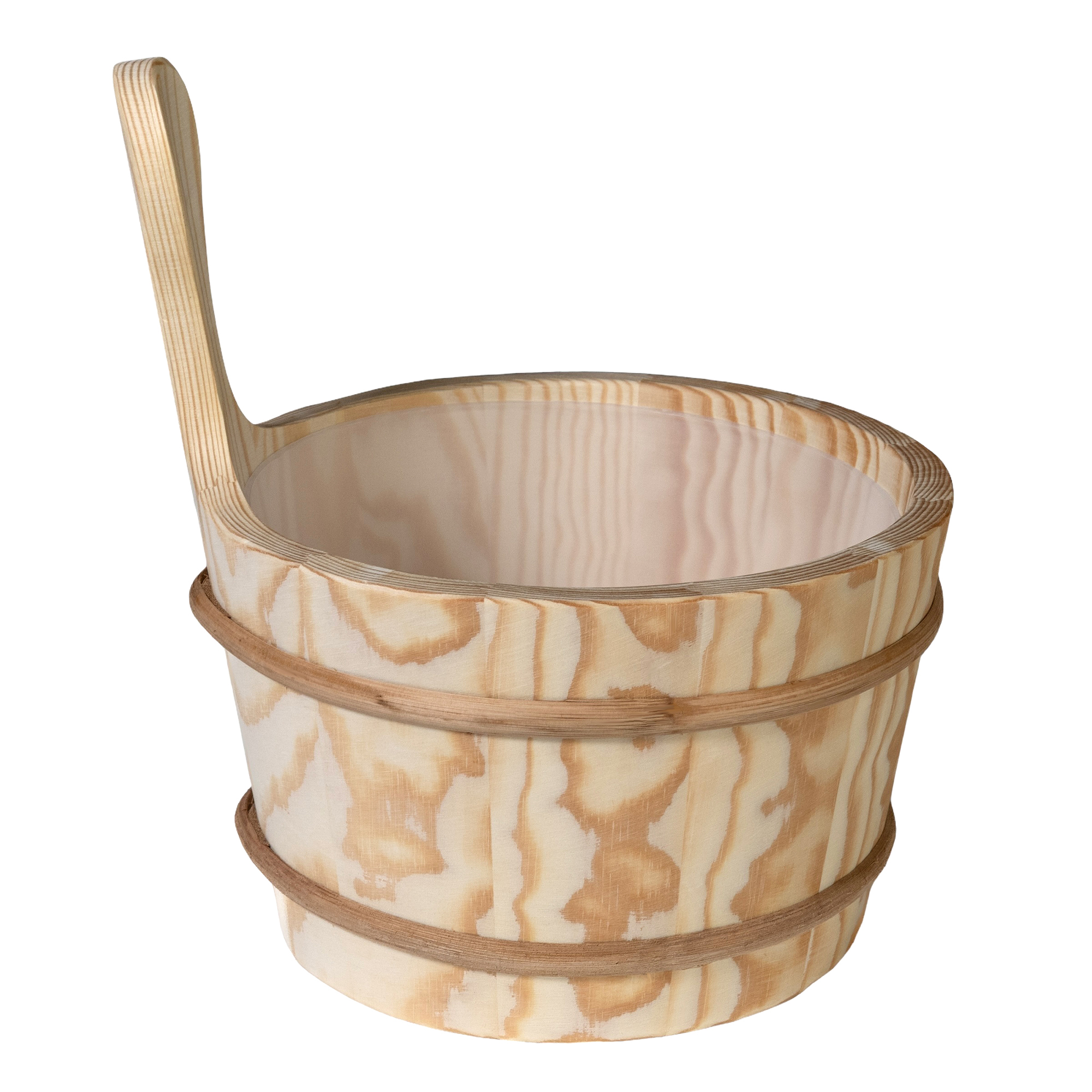 PROSAUNAS Wood Sauna Bucket 4-Liter