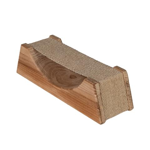 Prosaunas Ergo-Headrest Wood Sauna Headrest w/Cloth Neck Support
