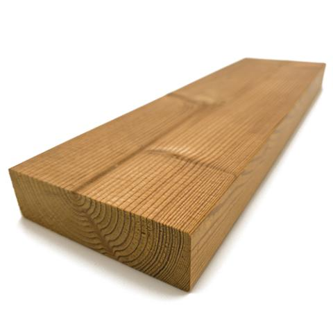 Prosaunas Thermo-Spruce 2x4 S4SEE SHP, Bench Material