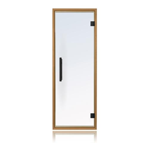 Prosaunas Clear Glass Sauna Door 24x73, Thermo-Aspen Frame