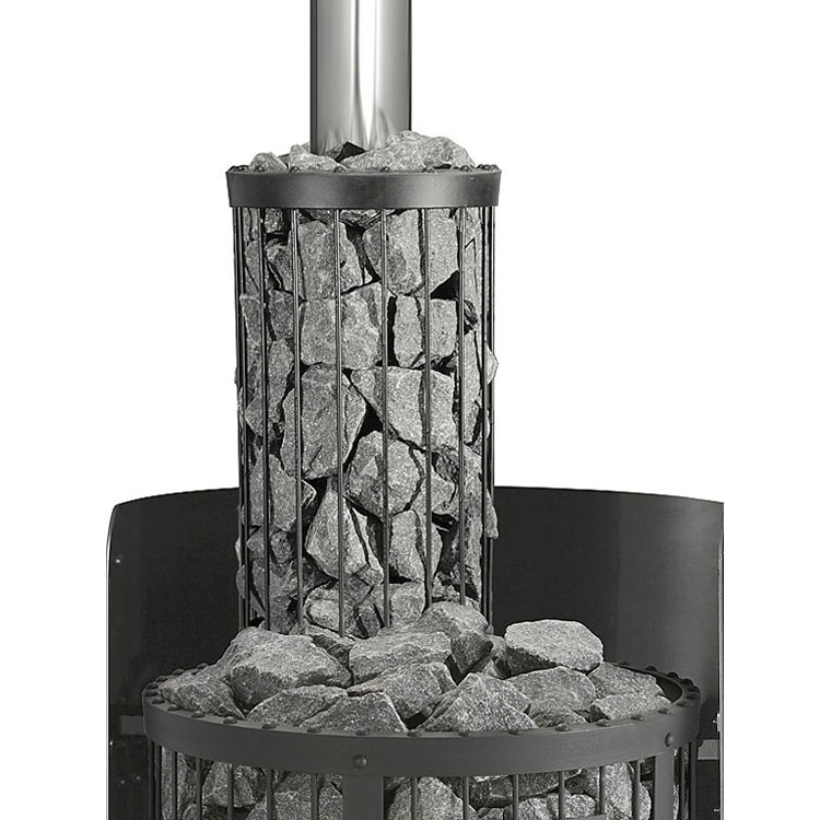 Harvia WL300 Smoke Pipe Cover, Legend Series, Black Steel