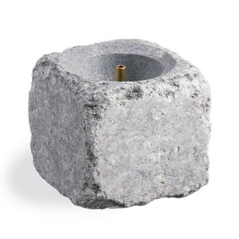 Hukka SaunaSimo Sauna Fountain and Essence Diffuser, Single Pillar, Square