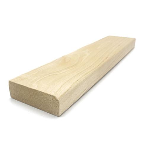 Prosaunas Alder 1x3 S4SEE SHP Sauna Wood, Bench Material