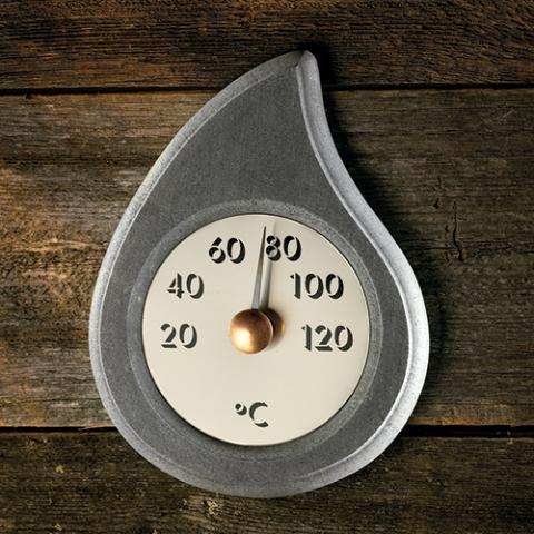 Hukka Pisarainen Sauna Thermometer, Droplet