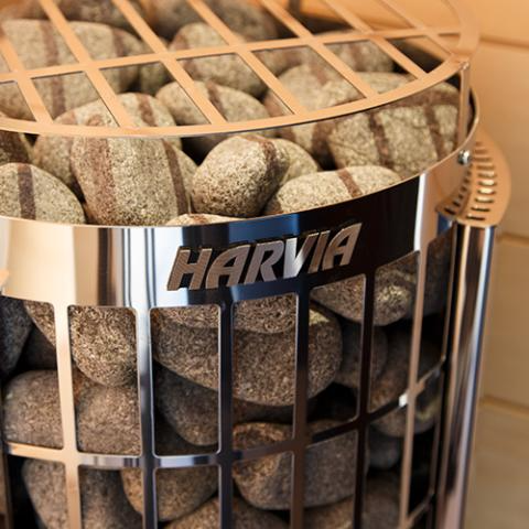 Harvia Cilindro PC80E Cilindro Half Series 8kW Sauna Heater