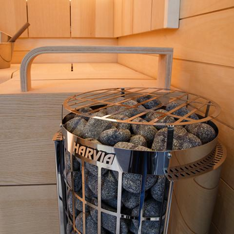 Harvia Cilindro PC90E Cilindro Half Series 9kW Sauna Heater
