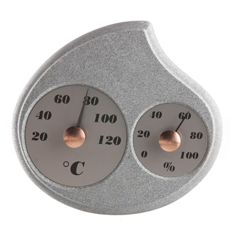 Hukka Maininki Sauna HUKKA Celsius Thermometer and Hygrometer, Droplet