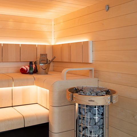 Harvia Cilindro PC90E Cilindro Half Series 9kW Sauna Heater