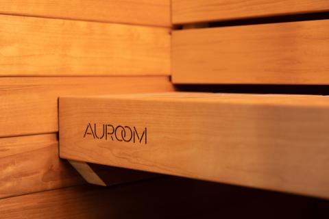 Auroom Cala Wood DIY, Thermo-aspen, Indoor Sauna Kit, 2-Persons