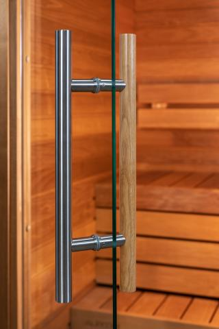 Auroom Cala Wood DIY, Thermo-aspen, Indoor Sauna Kit, 2-Persons