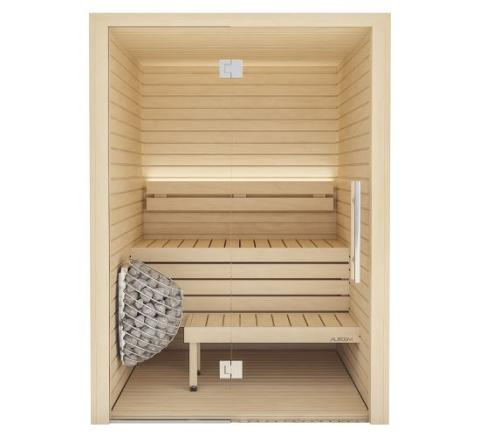 Auroom Cala Glass DIY, Aspen, Indoor Sauna Kit, Up to 4-person