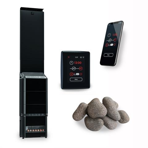Saunum Air 5 Sauna Heater Package Air Series, 4.8kW Sauna Heater Package