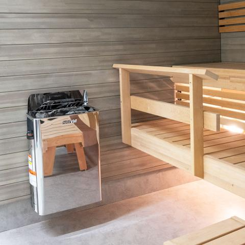 Harvia The Wall SWS80 The Wall Series, 8kW, Sauna Heater, Stainless Steel
