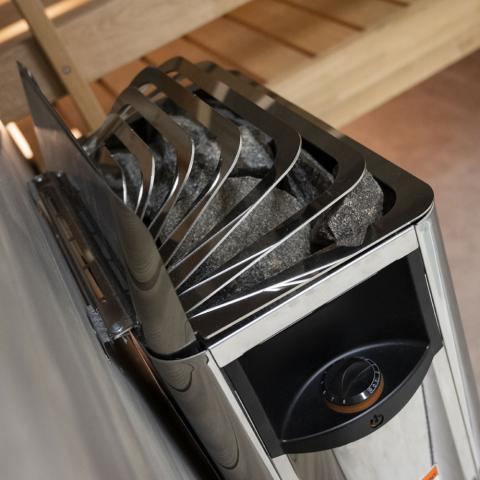 Harvia The Wall SWS80 The Wall Series, 8kW, Sauna Heater, Stainless Steel