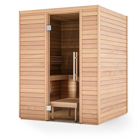 Auroom Baia Thermo-aspen, DIY, Indoor Sauna Kit, 2-Person