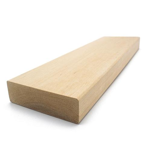 Prosaunas Alder 2x4 S4SEE SHP Sauna Wood, Bench Material