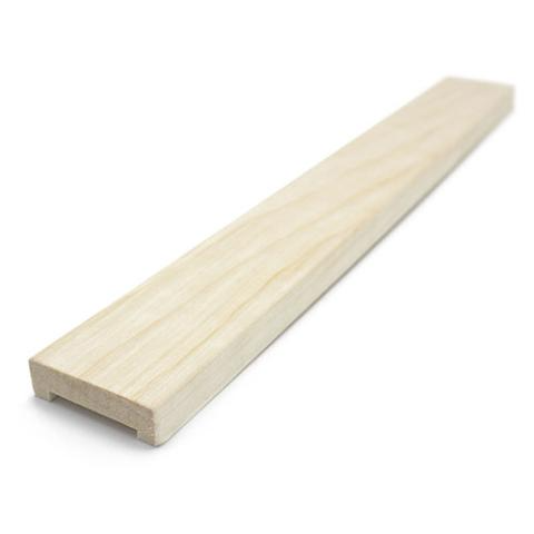 Prosaunas Aspen 1x2 Door Trim UK Sauna Wood, UK Profile